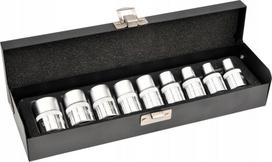 Galvučių rinkinys TORX E10-E24, 9 vnt., YATO YT-0521, su dėklu