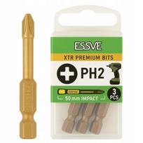 Atsuktuvų antgaliai ESSVE XTR PH2 50mm, 3 vnt.