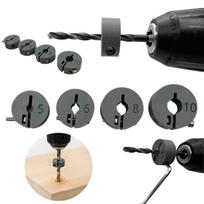 Gręžimo gylio ribotuvai 5 mm, 6 mm, 8 mm, 10 mm ZANOVA