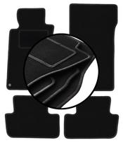 Set of velour floor mats for: Mercedes CLK W209 coupe (1997-2009)