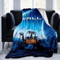 1 vnt. Wall-E spausdinimo pledas - Minkštas, visasezoninis užtiesalas biurui, | Personalizuota dovana su žavingu animacinio personažo dizainu 80cmx120cm(31inx47in) blue