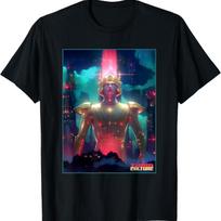 KING ARTHUR SERIES_ CYBERPUNK MORDRED T-Shirt S juoda