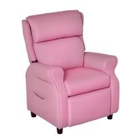 Children's Sofa Children's Armchair with Footrest Armrest Adjustable Backrest Recliner Children's Couch Chair Reclining Couch Children's Sofa for 3-5 58 x 53 x 70 cm rožinė