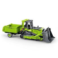 1:24 Simulation Bulldozer Forklift Excavator Transport Car Model Inertia Vehicle Toy Engineering Truck Children's Birthday Gifts