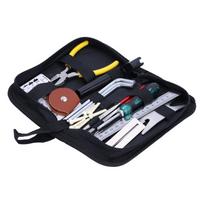 26Pcs Guitar Repairing Tool Kit Measurement Maintenance String Organizer Wrench Picks Files black