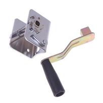 Badminton & Volleyball Net Tensioner: Steel Hand-Crank Winder