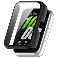 PC Case+Glass For Huawei Band 11 Pro Band 11 Tempered Glass Anti-scratch Film Bumper Screen Protector Shell For Huawei Band 11 for Huawei Band 11 matinė juoda spalva