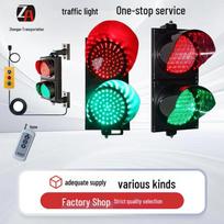 Individualus LED raudonai-žalias šviesoforas garažams ir žaidimų aikštelėms 100MM Red-Green 2 units (DC12V) red