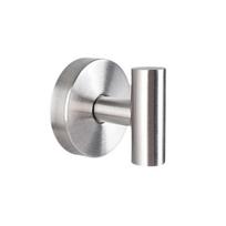 2PCS Stainless Steel Suction Cup Hooks Detachable Waterproof Drill-free Hooks Reusable Strong Hold Towel Hooks Living Room