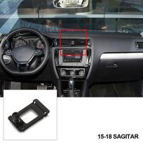 Dedicated Car Phone Holder Mount with 16.72mm 360 ° Adjustable Ball Head for VW Volkswagen Passat Golf TiguanL 2016-2026 etc. gray