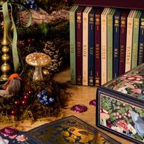 Žiemos miško dizaino Kalėdų atgalinės atskaitos kalendorius 24 dienos Kolekcionuojamos dovanėlės Raštinės reikmenys Advento kalendorius Advent Calendar brown