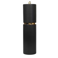 Juodai baltas rankinis pipirų malūnėlis stambiai druskai ir juodiesiems pipirams 8-inch Black (Bubble Bag) black