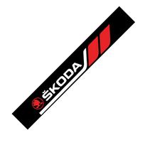 Automobilio priekinio ir galinio stiklo dekoravimo priedai Lipdukai Skoda Octavia Fabia Kamiq Kapoq Kodiaq Rapid SCALA Superb red