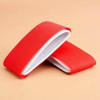 Ski & Snowboard Velcro Binding Straps red