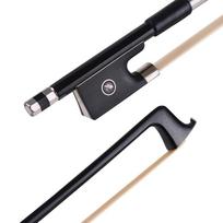 Carbon Fiber 4 4 Full Size Violin Fiddle Circle Style Bow Ebony Frog
