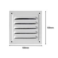Aluminum Alloy Air Vent Grille Air System Net Cover Screen Heating Cooling Vents Plate Window Square Vent 200*300mm/200*400mm white