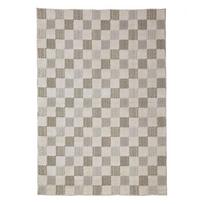 Skalbiamas žalios spalvos iš medvilnės mišinio kilimas 116x170 cm Muted Checkerboard – Flair Rugs