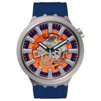 SWATCH Unisex Blue Watch SB07S114 SB07S114 Blue Dial