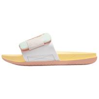 Nike Offcourt Adjust šlepetės baltos, geltonos, žalios, oranžinės moteriškos sportbačiai IR8251187 40.5 white