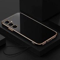 For Samsung Galaxy A 55 35 25 15 54 34 14 Luxury Plating Lanyard Silicone Case A15 A25 A35 A55 A14 A24 A34 A54 5g M55 Back Cover Case & Strap&Galaxy A73 5G