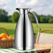 Stainless Steel Coffee Carafe Water Dispenser Insulated Bottle for Lemonade Milk sidabras