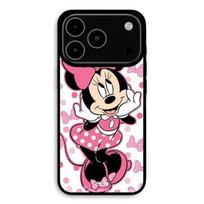 Case For iPhone 17 Pro Max Minnie Mouse pink Disney Cartoon Maniacase juoda