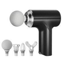 Usb Portable Electric Massage Gun Mini Fascia Gun High Frequency Vibration Body Massage Gun Muscle Relaxation Fascia Masajeador Type-C gray