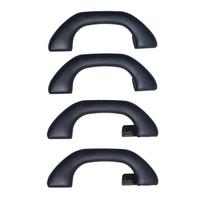 4 Pieces Interior Roof Ceiling Grab Pull Handles for Jetta For Golf For Golf Variant Compatible Parts 6N0857607L black