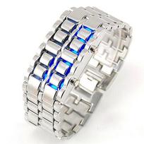 Madingas ir kasdienis LED laikrodis One Size white