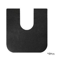 Universal Rounded Commode  Mats Absorbent Toilet Training Rug for Kids, Universal Bathroom Protector Pads one size