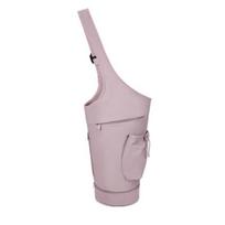 Yoga Mat Bag with Pocket Adjustable Strap Large Opening Long Tote Fitness Gym Sling Bag Waterproof Nylon Yoga Pad Carrier Holder Pouch