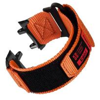Sportinis Nailoninis Dirželis Amazfit T-Rex 3 2 Premium Moterims Vyrams Žiūrėjimo Apyrankės Dirželio Kilpa Amazfit T-Rex/T-Rex Pro/Ultra Ultra2 Keičiami Dirželiai For Amazfit T-Rex/Pro oranžinė