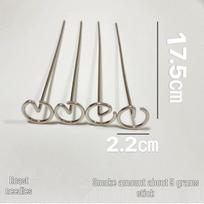 Stainless Steel Double-Layer Air Fryer Grill Rack with Skewers
