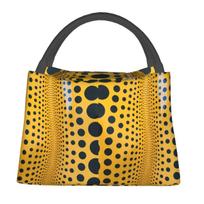Yayoi Kusama Abstraktaus Paveikslo Izoliuotas Pietų Krepšys Moterims Vaikams Nešiojami Maisto Dėžutės Termosinis Pietų Maišelis One Size