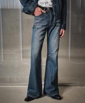 LMOOD Jeanne Flare Džinsai Prancūziškai Mėlyni French Blue/44
