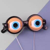1 vnt. Juokingi akiniai Crazy Eyes Rekvizitas Suaugusiems Vaikams Crazy Mirksėjimas Didelės Varlės Akys Žaislo Aksesuarai Šventei Kalėdoms Helovinui OneSize