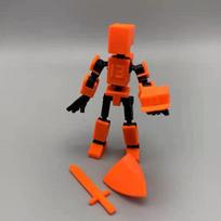 Mini13 Multi Joint Movable Doll 3D Printed Figurine, Super Movable Full Body Activity Mechanical Little Toy