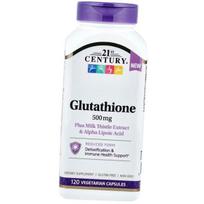 Antioxidant Complex, Glutathione Plus Milk Thistle Extract and Alpha Lipoic Acid, 21st Century 120 veg caps (70440010) 120vcaps