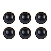 50vnt./rinkinys Baltos Juodos Spalvos Perlamutrinės Koteliu Sagos Metalinis Galas 10mm Skersmens Siuvimo Sagos Drabužiams Suknelei DIY Dekoravimui 1-White