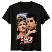 Grease (1978) Movie Poster Inspired T-Shirt Retro 70s Tee Unisex S įvairiaspalvis