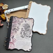 Custom Shape Lace Carbon Steel Die-Cut Template for Paper Craft, Journal, Greeting Card & DIY Decorations OYA-2925