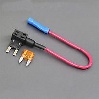 BEECHIP 12V Fuse Holder Add-a-circuit TAP Adapter Micro2 Mini Small Standard ATM APM Blade Auto Fuse  with 10A Blade Car Fuse gray