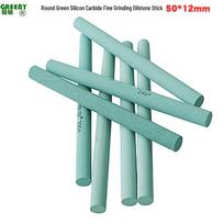 Green Silicon Carbide Round Oilstone 150x12mm 150-1000# Fine Grinding Rod 150#-1000#