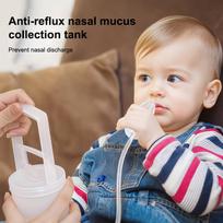 Stiprus nosies aspiratorius rankinis siurblys saugus patogus naujagimiui kūdikiui mažyliui nosies siurbliukas apsaugo nuo nosies užgulimo vakuuminis nosies one size