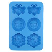 6 Section Honeycomb Shape Mold Multipurpose Silicone Baking Tool Nonstick Quick Releases Dishwasher Safe Cake Tray 1