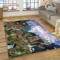 Heroes of Might and Magic Retro Games Rug Carpet for Living Room Bedroom Decor,Floor Mat Non-slip Decoration for Sofa Doormat 40x60cm( 15x23in )