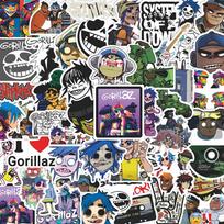 10/30/50 vnt. Animaciniai Gorillaz Lipdukai Muzikos Grupės Grafiti Decals Dekoratyviniai Lipdukai Nešiojamajam Kompiuteriui, Nešiojamam Kompiuteriui, Motociklui, Telefono Dėklui Lipdukai Žaislai