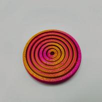 3D Printed 7-Ring Fidget Spinner Universal Gyro Gravity Rotating Anxiety Relief Office Decompression Sensory Toy For Party Gifts blue