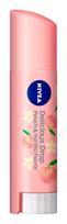 NIVEA skonių lūpų balzamas Delicious Drop Persikų kvapo 3,5g white