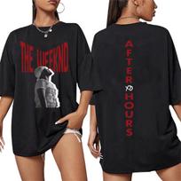 2026 Summer Hot Sale The Weeknd After Hours Til Dawn Xo T Shirt Y2k Unisex Hip Hop Punk Tshirt Gothic Cotton Oversized Tshirts S white